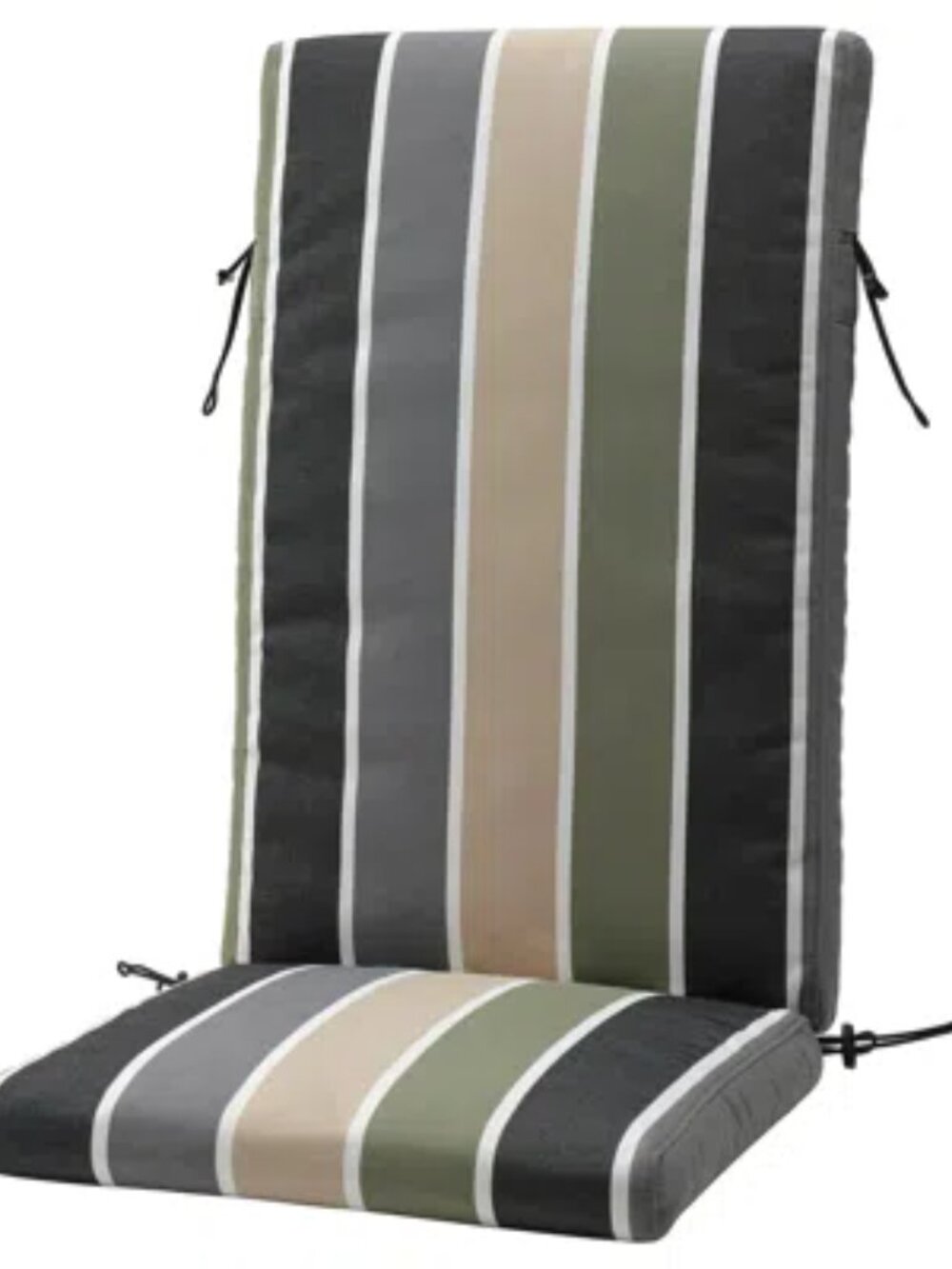 NWOT IKEA FROSON Multicolor Stripe Outdoor Chair Cover Seat Back Pad 705.471.91